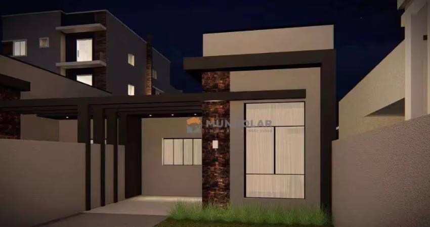 Casa com 3 dormitórios à venda, 70 m² por r$ 450.000,00 - campina da barra - araucária/pr