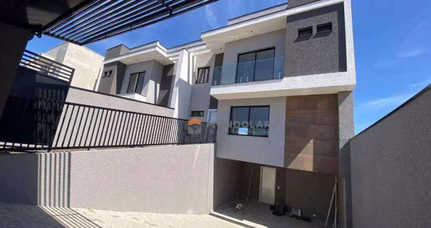 Triplex com 3 dormitórios à venda de alto padrão, 150 m² por r$ 1.190.000 - iguaçu - araucária/pr.