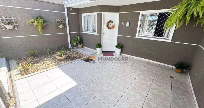 Casa com 2 dormitórios à venda, 53 m² por r$ 365.000,00 - sabiá - araucária/pr