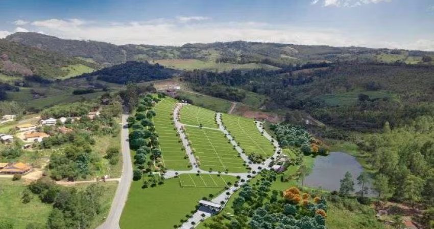 Próximo a EXTREMA | Lotes a partir de 250m² em Pedra Bela | Lazer e Lago | Facilitado