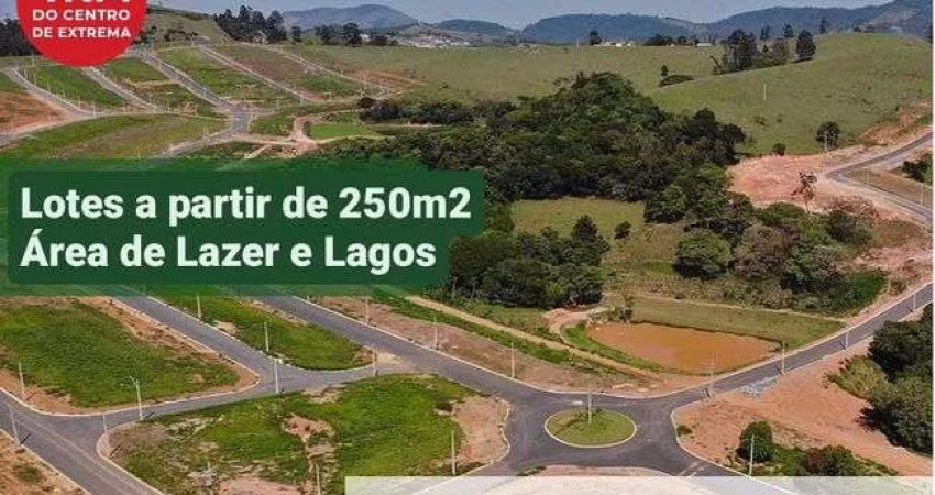 Vizinho e com vista pra Serra do Lopo | Lotes a partir de 250m² em EXTREMA | Lazer e Lagos