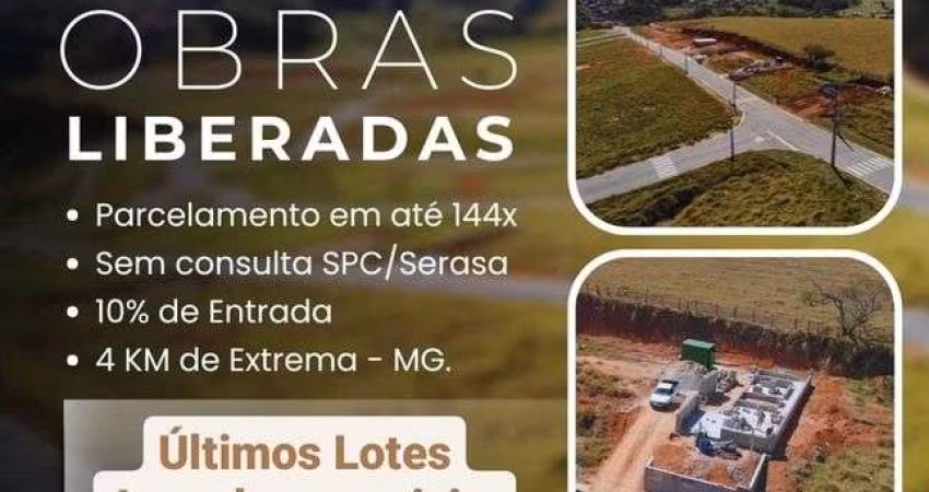 Últimos Lotes | Pronto pra construir | Lotes a partir de 250m² em Extrema | Lazer e Lagos