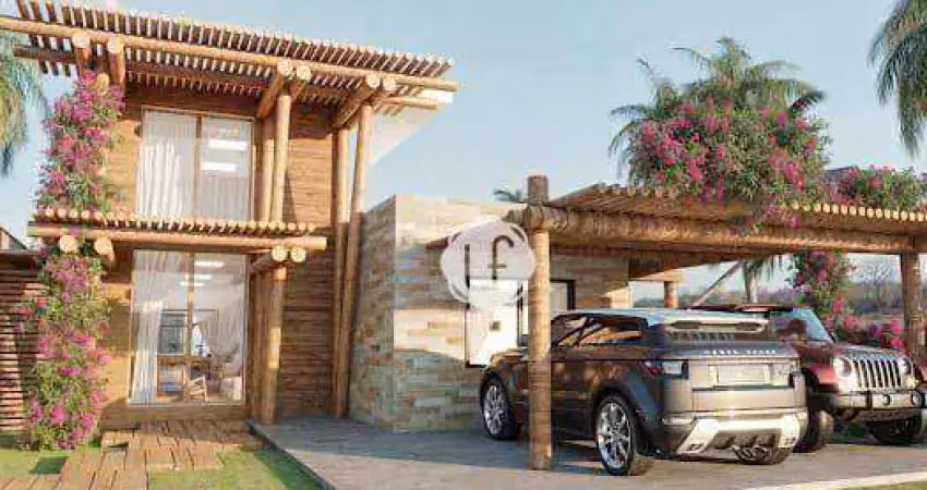 Casa com 2 dormitórios à venda, 117 m² por r$ 450.000,00 - centro - jijoca de jericoacoara/ce