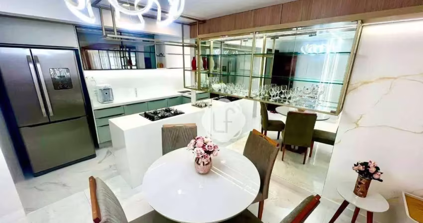 Apartamento decorado para locação no meireles – 3 quartos, suíte, reformado  no ideal place
