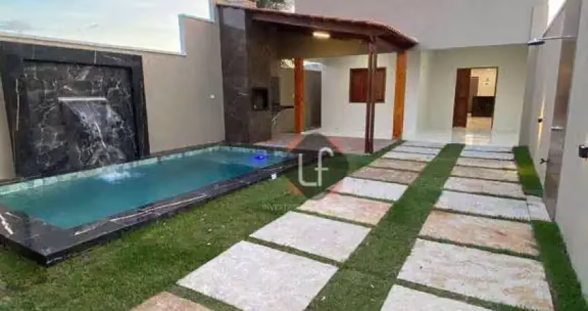 Casa nova no preà - ce - piscina - 3 quartos- condomínio  privado todo novo - localização privilegiada