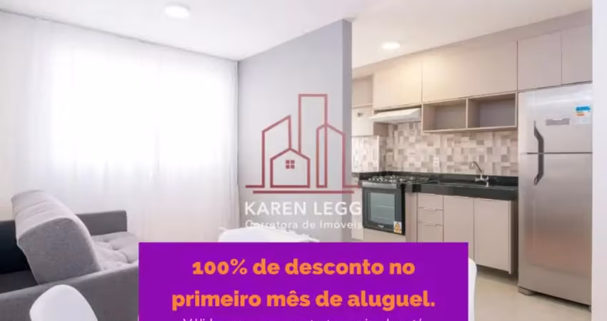 Apartamento com 2 quartos e 1 banheiro para alugar, 47 m² por r$ 2.524/mês