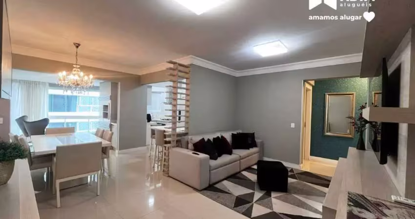 Aluguel anual: apartamento 3 quartos mobiliado, bairro pioneiros balneário camboriú