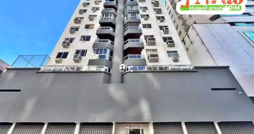 Aluguel anual: apartamento mobiliado com 2 quartos sendo 1 suíte no centro de balneário camboriú