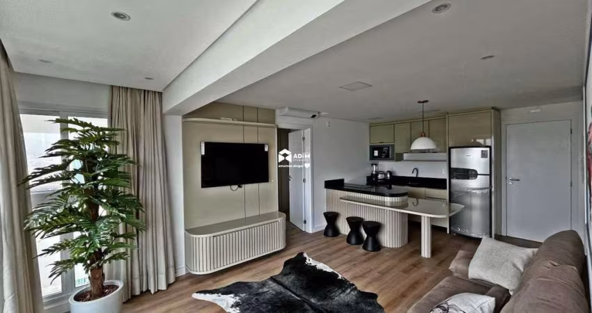 Aluguel anual no Riviera Concept Complexo Multiuso - Apartamento 2 quartos, 1 suíte, mobiliado, 1 vaga na Praia Brava - Itajaí/SC