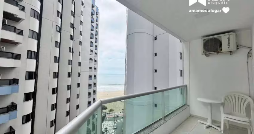 Aluguel anual: apartamento 2 quartos sendo 1 suíte mobiliado na quadra do mar em balneário camboriú.