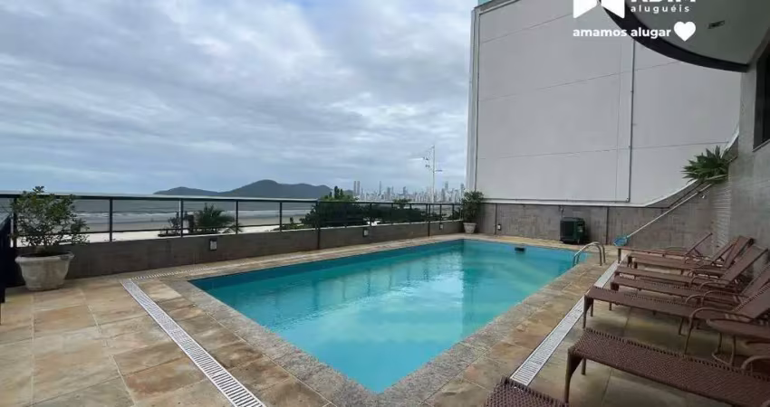 Aluguel anual: apartamento de frente ao mar de 2 dormitórios em balneário camboriú