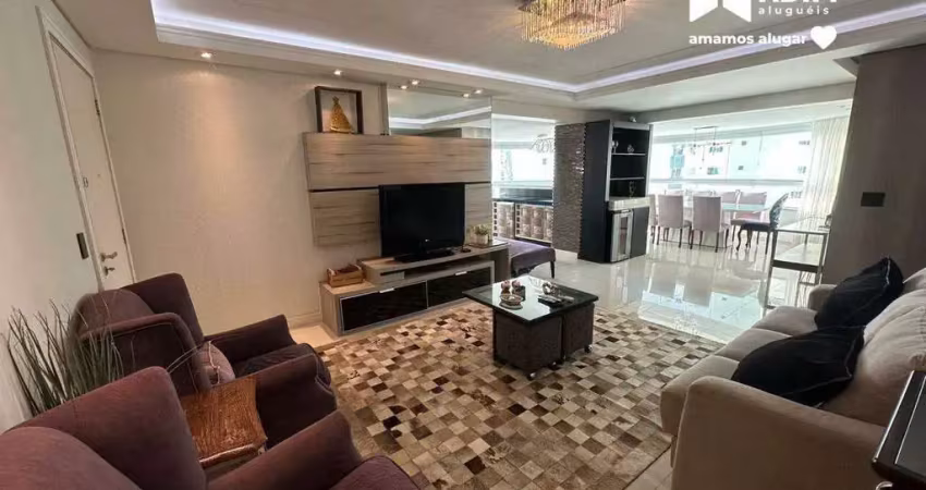 Aluguel anual: apartamento de 3 suítes com sacada integrada na barra norte em balneário camboriú