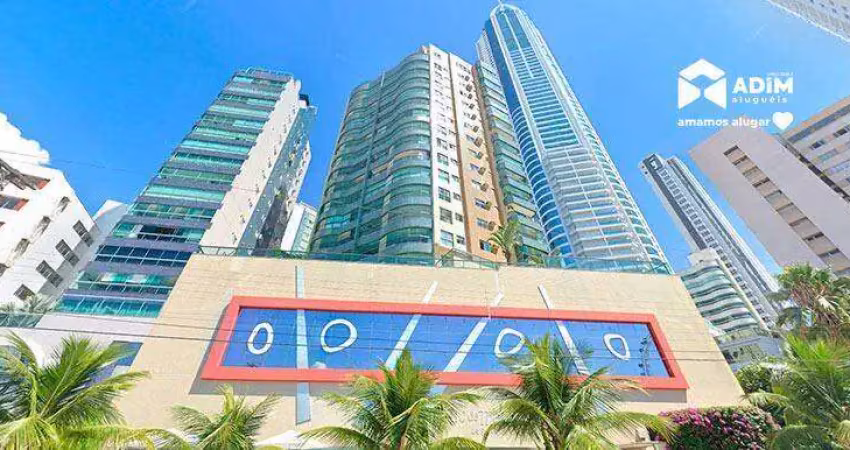 Aluguel anual: apartamento frente mar 3 suítes mobiliado em balneário camboriú
