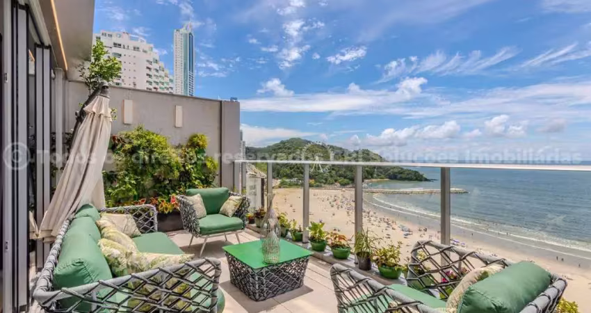 Apartamento vista mar á venda com 04 suítes no edifício splendido em balneário camboriú