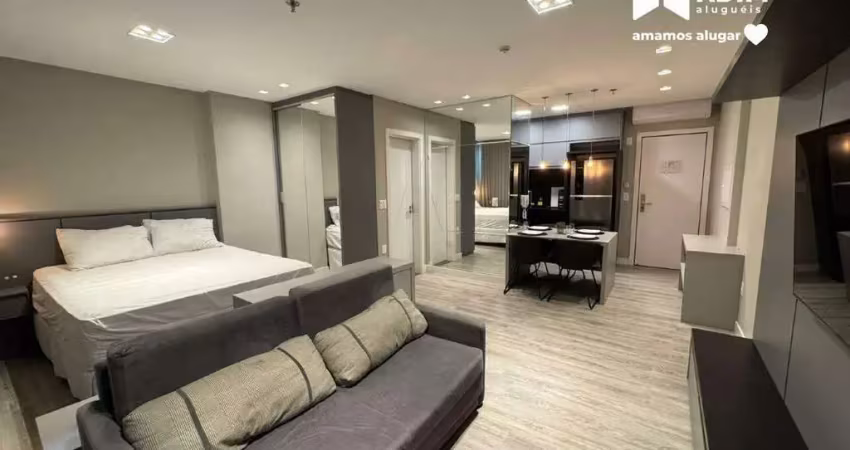 Studio de alto padrão para locação anual na meia praia, itapema - infinity tower flats
