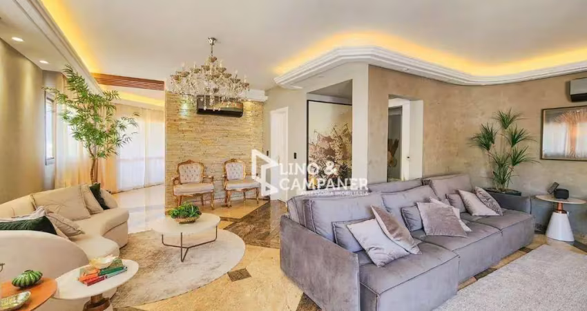 Apartamento com 4 dormitórios à venda, 367 m² por r$ 2.200.000,00 - centro - londrina/pr