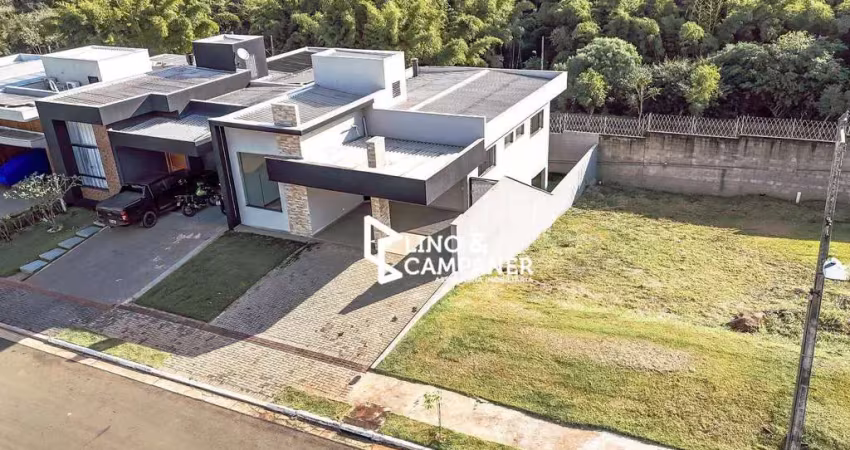 Casa com 3 suítes à venda, 195 m² por r$ 1.090.000 - condomínio parque tauá - aranguá - londrina/pr