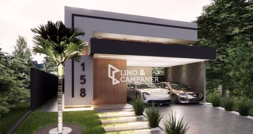 Casa com 3 dormitórios à venda, 140 m² por R$ 1.125.000,00 - Condomínio Parque Taua III - Aranguá - Londrina/PR