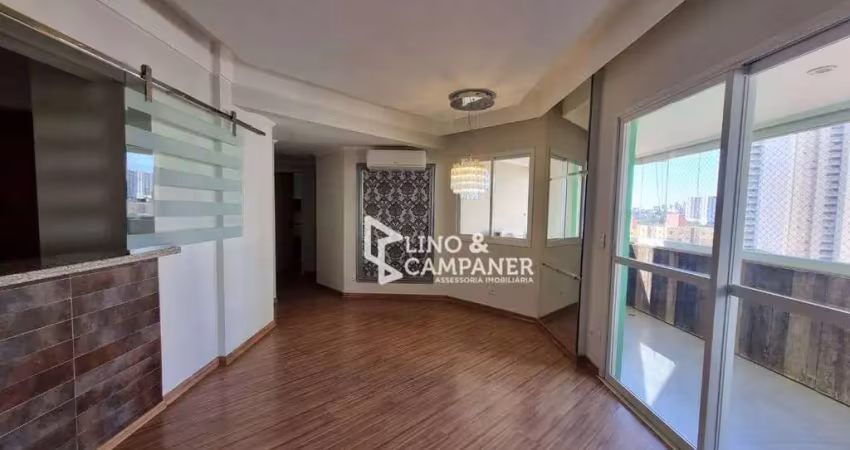 Apartamento com 3 dormitórios para alugar, 96 m² por r$ .700/mês - edifício portal do lago - londrina/pr