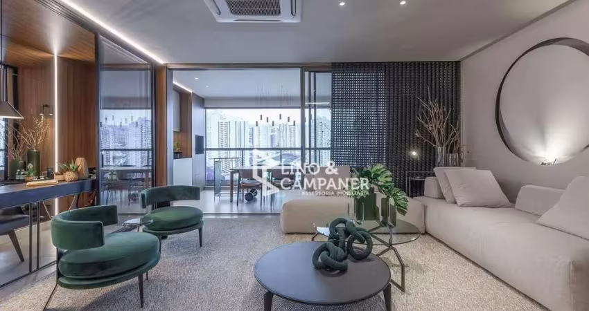 Apartamento com 3 dormitórios à venda, 127 m² por r$ 1.350.000,00 - gleba fazenda palhano - londrina/pr