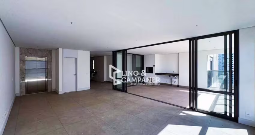 Apartamento com 3 dormitórios à venda, 181 m² por r$ 1.950.000 - gleba fazenda palhano - londrina/pr