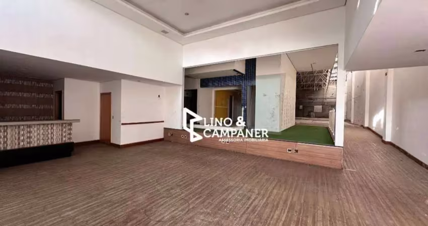 Salão para alugar, 479 m² por r$ 10.000/mês - centro - londrina/pr