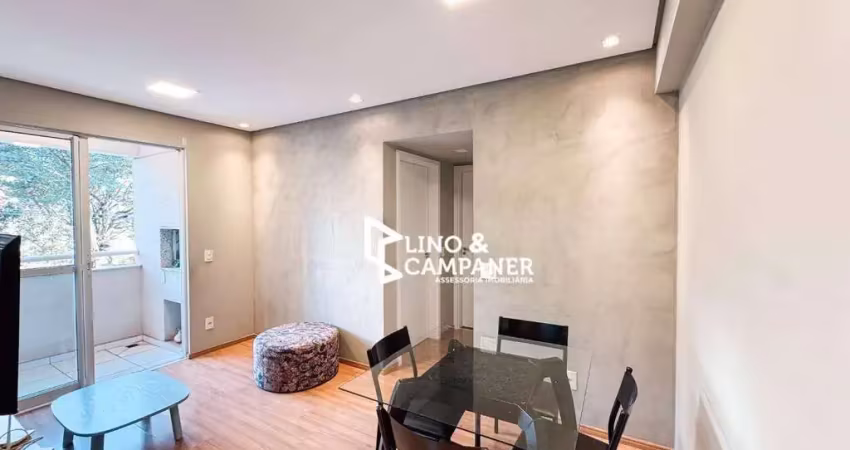 Apartamento com 2 dormitórios à venda, 54 m² por r$ 369.000,00 - gleba fazenda palhano - londrina/pr