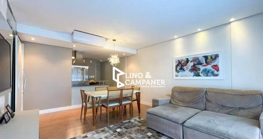 Apartamento com 3 dormitórios à venda, 82 m² por r$ 690.000 - residencial do lago - londrina/pr