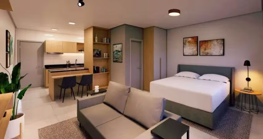 Studio moderno e mobiliado na carvoeira, próximo à ufsc
