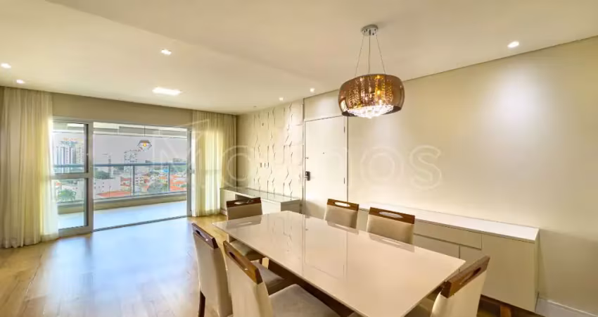 Apartamento tatuapé - 127 m² - 3 suites - varanda gourmet