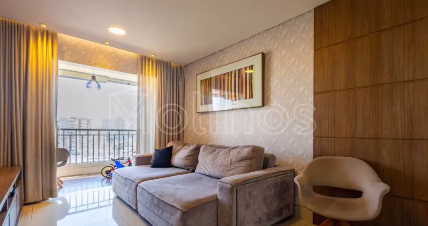 Apartamento locação - tatuapé - 70 m² - decorado mobiliado - 2 dormitórios