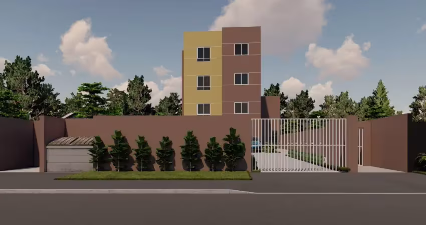 Apartamento a venda de 2 quartos, sacada com churrasqueira, bairro guaraituba/colombo