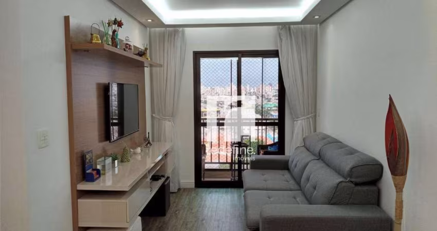 Apartamento com 3 dormitórios (1 suíte) e 2 vagas, à venda, 79 m² por R$ 850.000 - Ipiranga - São Paulo/SP
