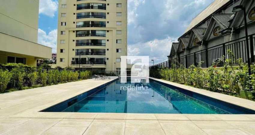 Apartamento com 3 dormitórios (1 suíte) e 2 vagas à venda, 108 m² por R$ 1.300.000 - Ipiranga - São Paulo/SP