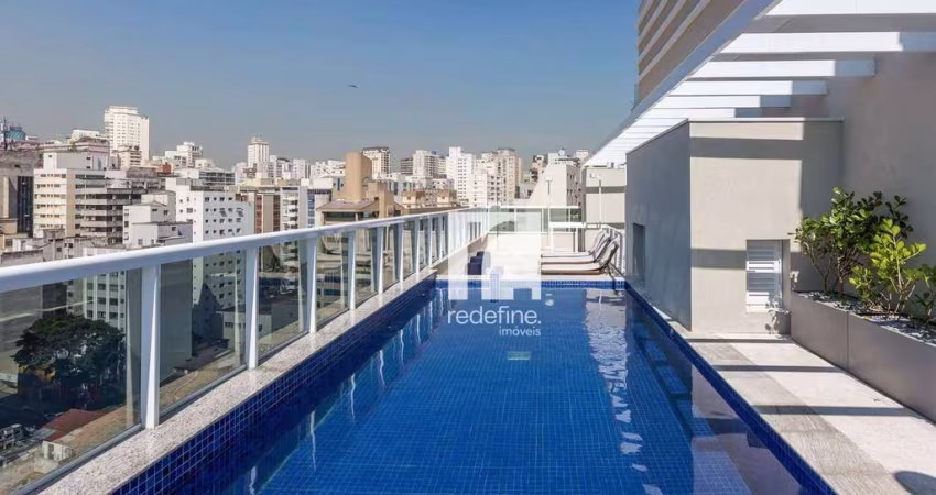 Studio com 1 dormitório à venda, 36 m² por R$ 532.000 - Higienópolis - São Paulo/SP