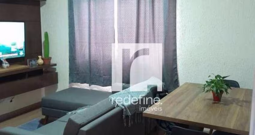 Apartamento mobiliado com 1 dormitório e 1 vaga, à venda, 56 m² por R$ 235.000 - Taboão - São Bernardo do Campo/SP