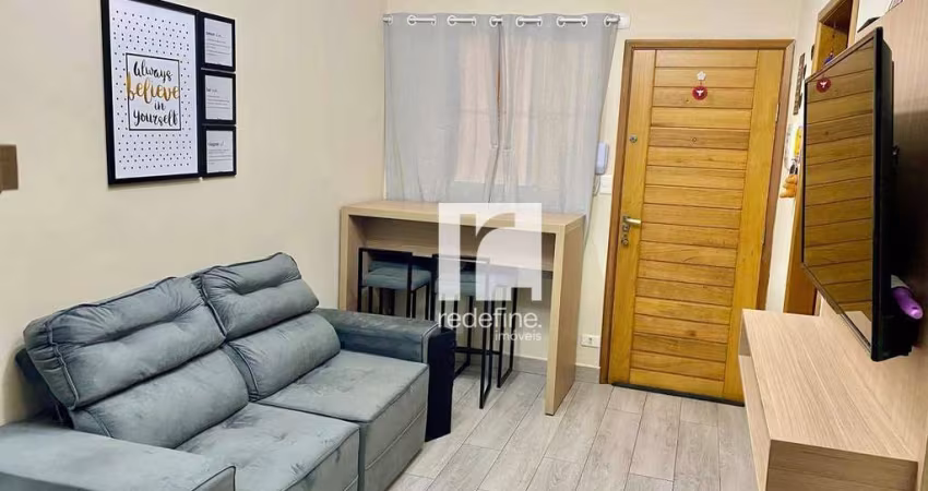 Apartamento com 2 dormitórios à venda, 43 m² por R$ 350.000 - Ipiranga - São Paulo/SP