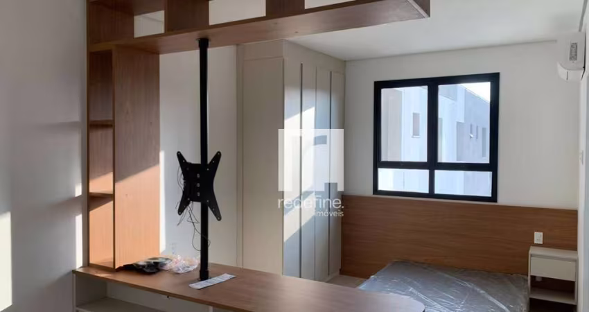 Studio moderno de 25m² no Centro de São Bernardo – Vista incrível e infraestrutura completa – Pacote Locação: R$ 1.420,00