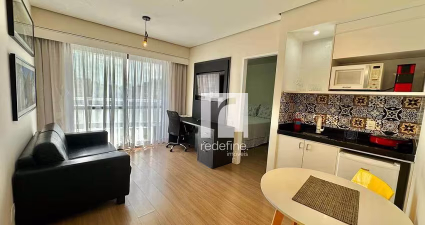 Apartamento com 1 dormitório para alugar, 35 m² por R$ 7.700/mês - Indianápolis - São Paulo/SP