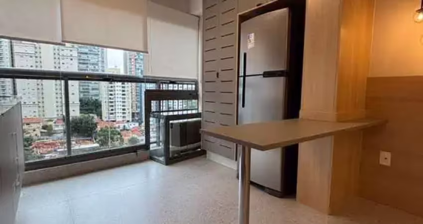 Studio com 1 dormitório para alugar, 32 m² por r$ 4.290/mês - brooklin - são paulo/sp