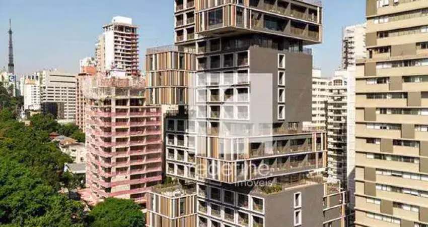 Studio com 1 dormitório para alugar, 22 m² por r$ 4.170/mês - cerqueira césar - são paulo/sp