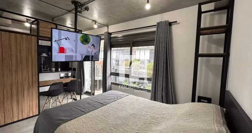 Studio com 1 dormitório para alugar, 30 m² por r$ 4.260/mês - rua natingui, 930 - vila madalena - são paulo/sp