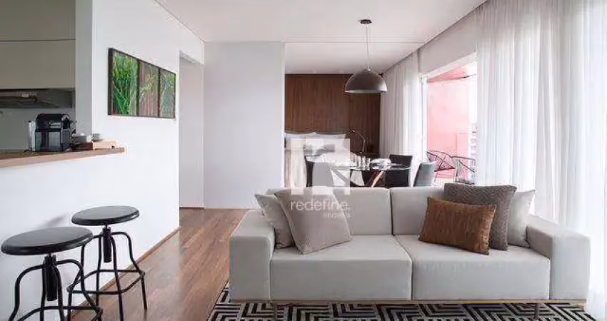 Apartamento com 1 dormitório, (01 suíte) para alugar, 90 m² por r$ 13.209/mês -  rua nova cidade, 147 - vila olímpia - são paulo/sp