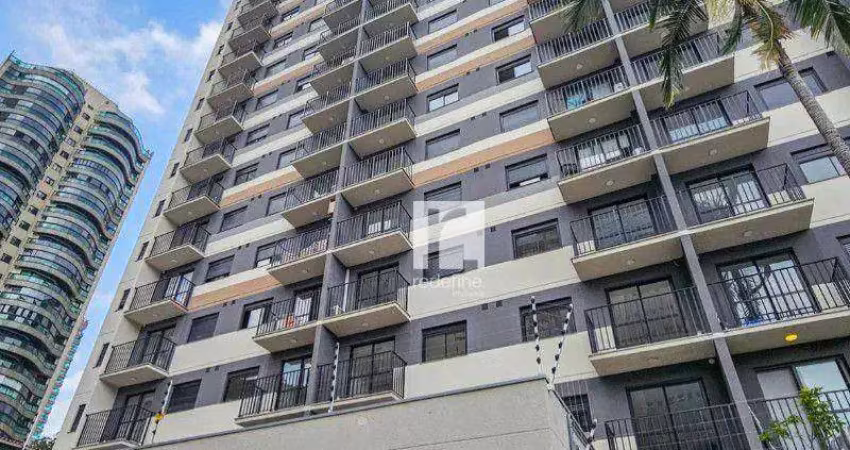 Apartamento com 1 dormitório para alugar, 27 m² por r$ 3.671/mês - rua josé batista pereira, 51 - campo belo - são paulo/sp