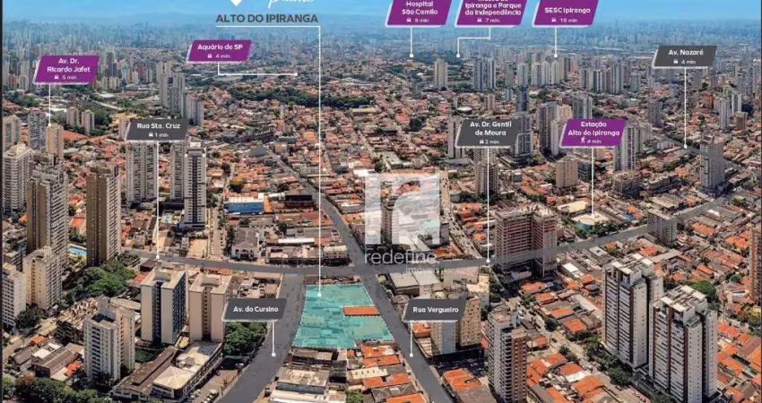 Apartamento com 2 dormitórios à venda, 34 m² por r$ 379.500 - av. do cursino, 27 - alto do ipiranga - são paulo/sp