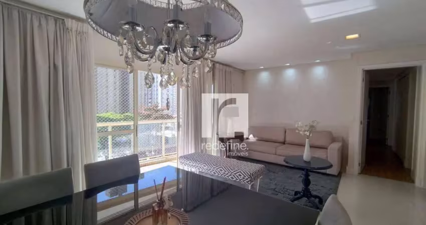 Apartamento com 3 dormitórios, (02 suítes) para alugar, 111 m² por r$ 8.338/mês - padre vieira, 496 - jardim - santo andré/sp