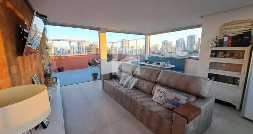 Cobertura duplex com 3 dormitórios (1suíte), 3 vagas  à venda, 161 m² por r$ 1.295.000 - rua antônio marcondes, 713, ipiranga - são paulo/sp