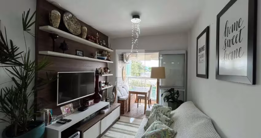 Lindo apartamento reformado, 1 dormitório, vaga e varanda gourmet por r$ 390.000 - vila caminho do mar - são bernardo do campo/sp