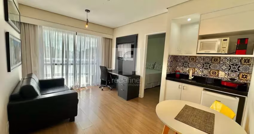 Apartamento com 1 dormitório para alugar, 35 m² por r$ 7.700/mês - indianápolis - são paulo/sp