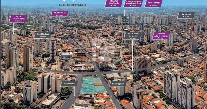 Apartamento com 2 dormitórios à venda, 34 m² por r$ 379.500 - av. do cursino, 27 - alto do ipiranga - são paulo/sp